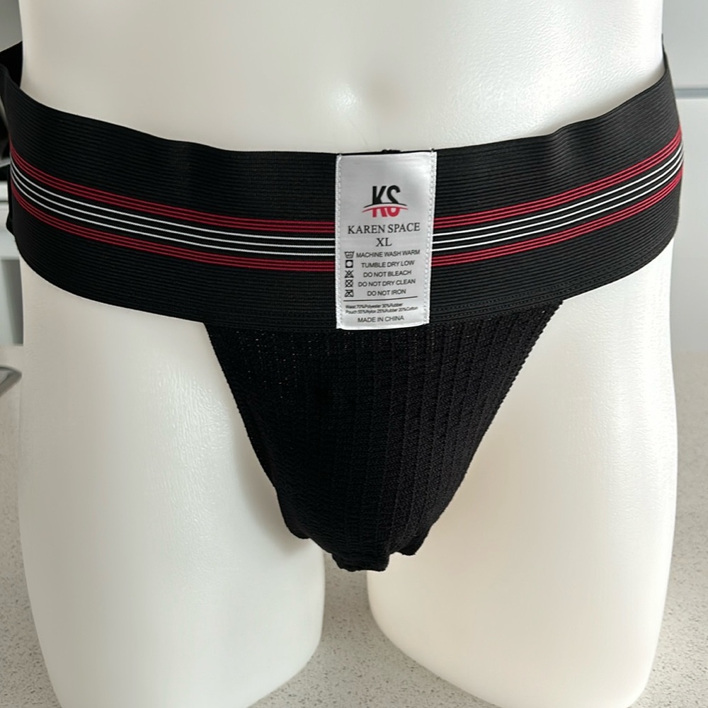 Men’s 3 inch waist fan comfort pouch jockstrap